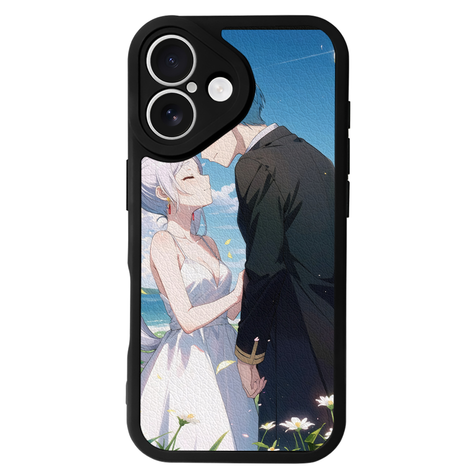 （画像用） 葬送のフリーレン Frieren 【iPhone 16シリーズ対応】シリコンスマホケース（レザー調） 材質：シリコン